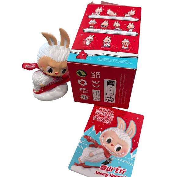 Pop Mart The Monsters Labubu X CocaCola Figurine Blind Box-Snowy Mountain - Picture 13 of 15